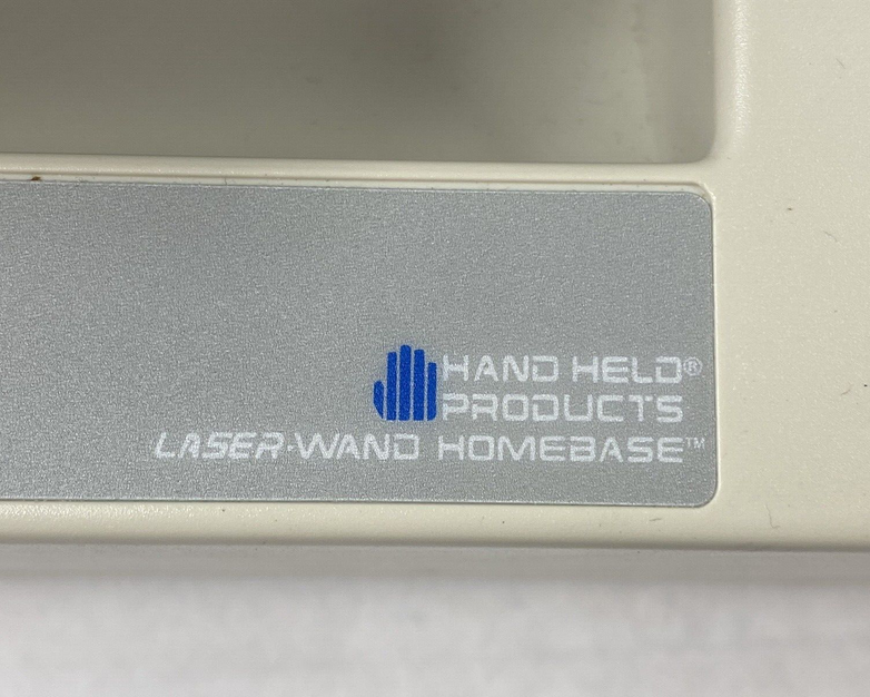 Hand Held Products Laser Wand Barcode Scanner and Cradle Untested w/ AC Adapter