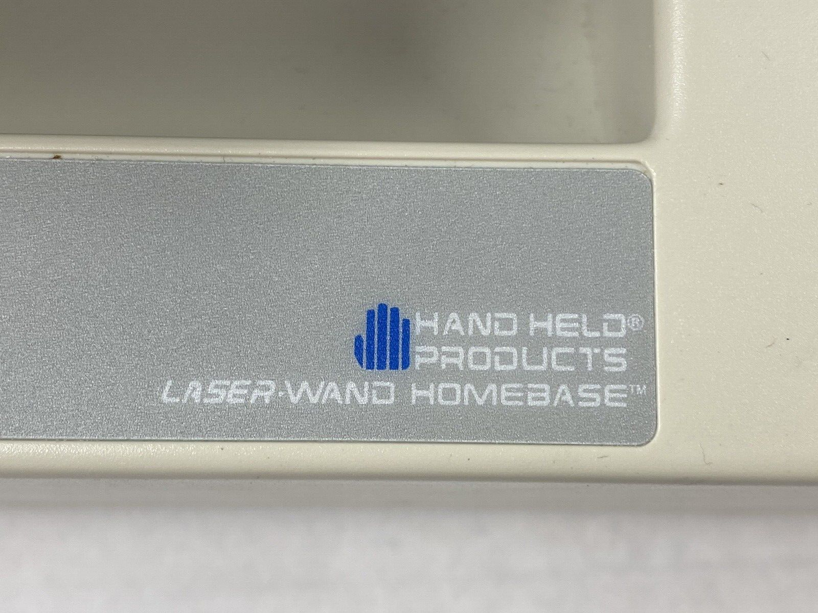 Hand Held Products Laser Wand Barcode Scanner and Cradle Untested w/ AC Adapter