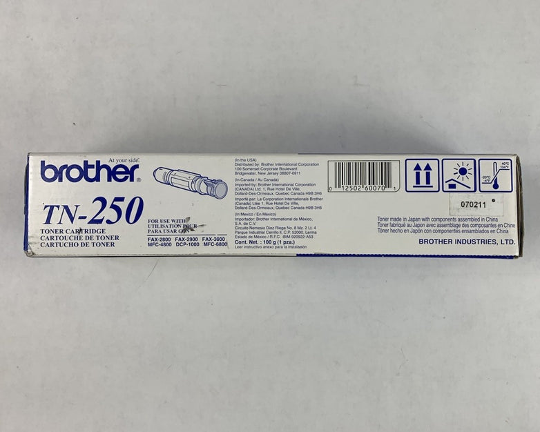 Brother TN-250 Black Toner Cartridge - Sealed