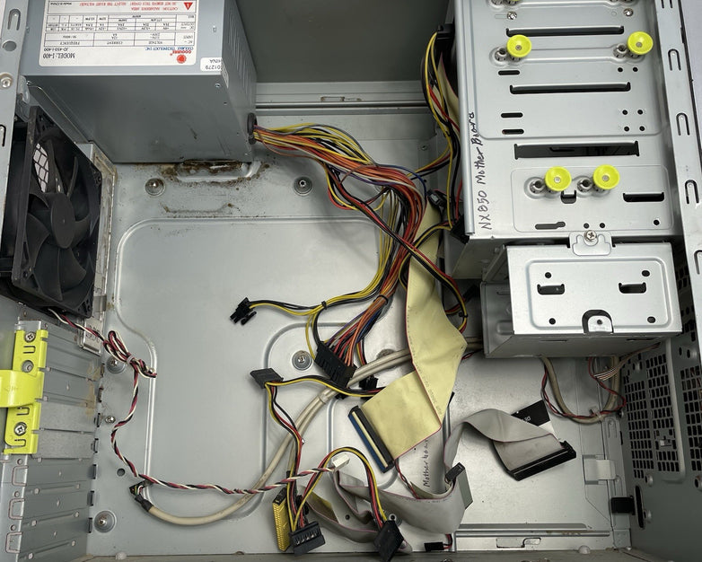 NIXSYS NX23775 Computer Chasis Barebones W/ CoolMax 400W Power Supply Tested