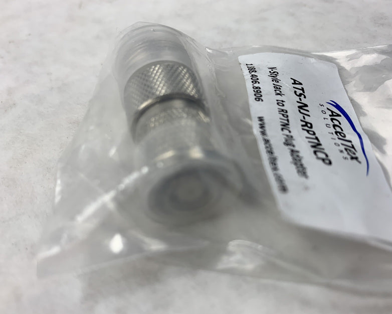 AccelTex N-Style Bulkhead Jack to Plug Arrestor ATS-NJ-RTPNCP (Lot of 6)