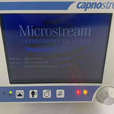Oridion Microstream Capnostream 20 EtCO2 Co2 Monitor w/ Battery Powers On