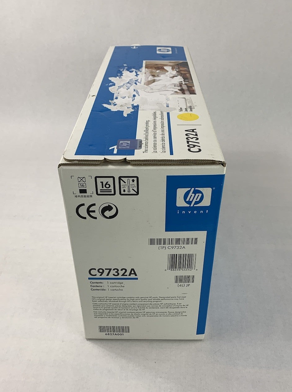 HP C9732A Yellow Toner Cartridge For HP LaserJet 5500 5550 Exp. 2009