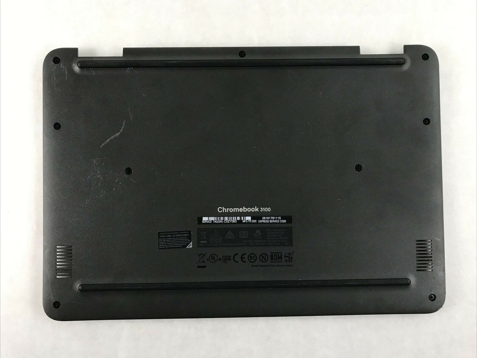 Dell Chromebook 3100 Bottom Base Cover 2RY30