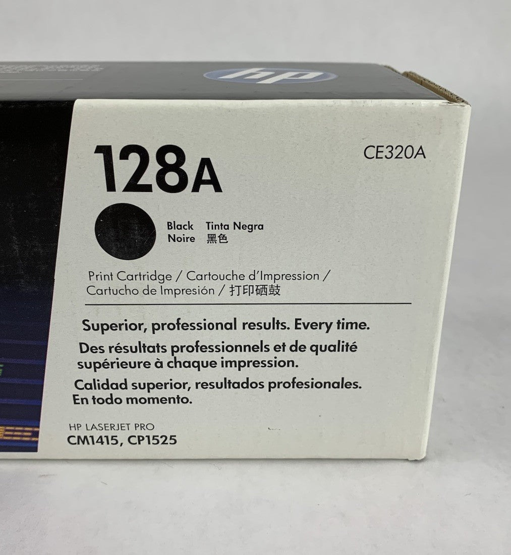 HP LaserJet 128A CE320A Black Print Cartridge Exp: Apr 20192