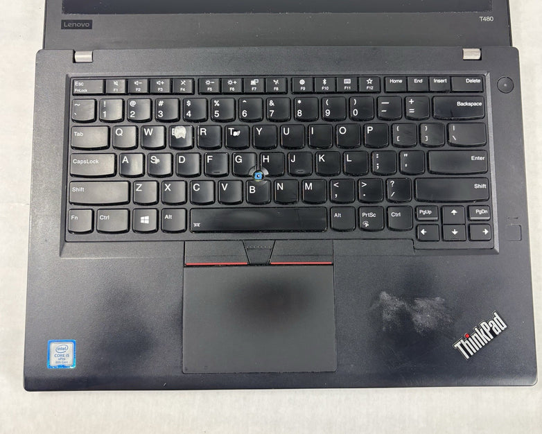 Lenovo ThinkPad T480 14" Laptop i5-8350 1.7 GHz 8 GB Ram No OS No HDD No AC
