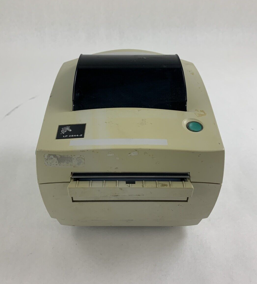 Zebra LP2844-Z Thermal Label Printer Serial Parallel USB Tested No Power Supply