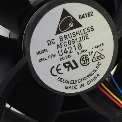 Server Fan Dell U4218 Delta Electronics AFC0912DE DC12v 2.50A
