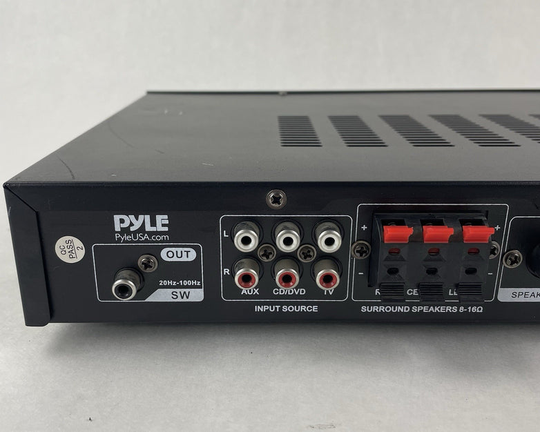 Pyle Home Amplifier Receiver 200W Digital AUX FM Antenna PDA7BU For Parts