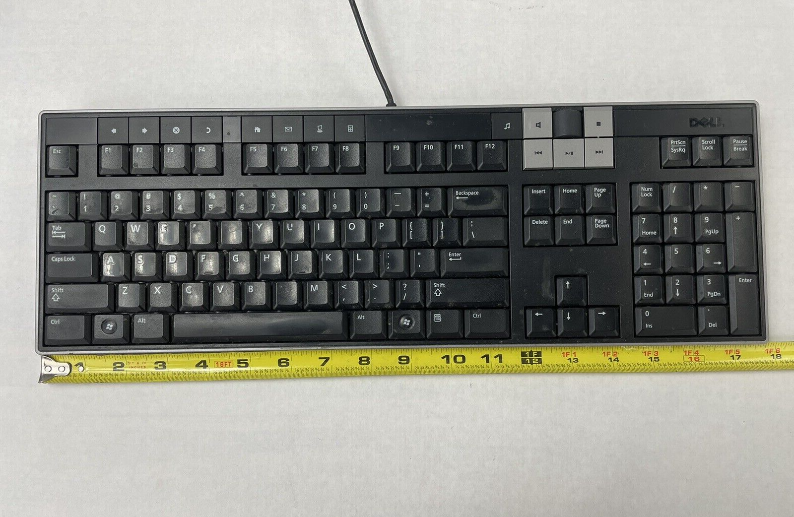 Dell Y-U0003-DEL5 USB Multimedia Keyboard W/ 2 USB Ports U473D Lot of 15