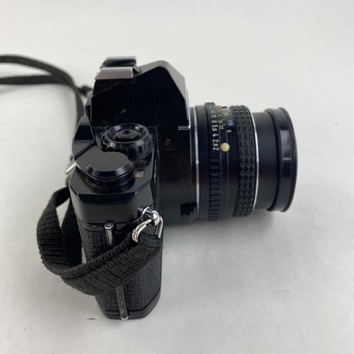 Pentax MV 35MM Film Camera w/ SMC Pentax-M 1:2 50 mm Lens - Untested for Parts3