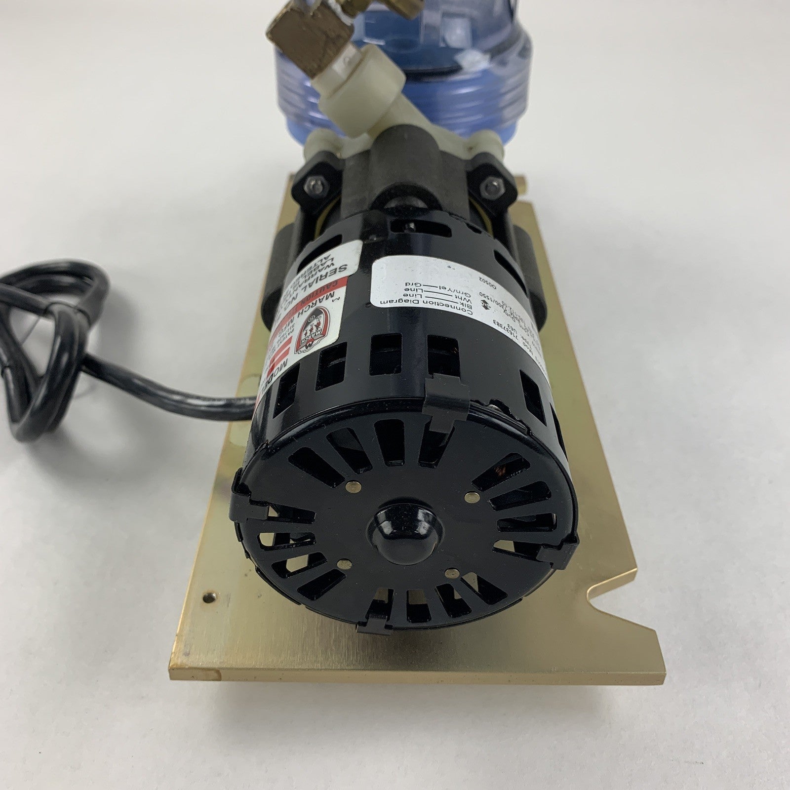 March MFG MDXT Centrifugal Magnetic Pump 1300/1550 RPM 50/60Hz SAE w/ Vessel