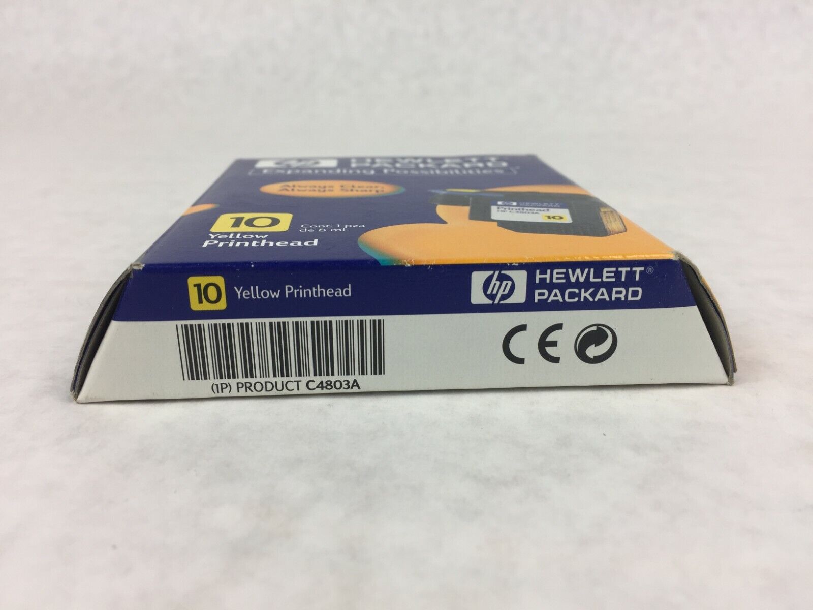 Genuine HP 10 Printhead Yellow C4803A  Warranty End Date May 2002 Factory Sealed