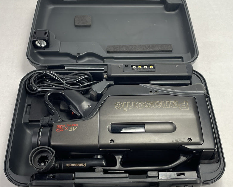 Panasonic OmniMovie VHS HQ Camcorder In Case Model PV-720 For Parts