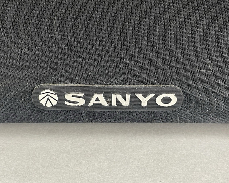 Sanyo SS-340 26" Home Audio Floor Standing Walnut Speaker Pair 8 Ohm