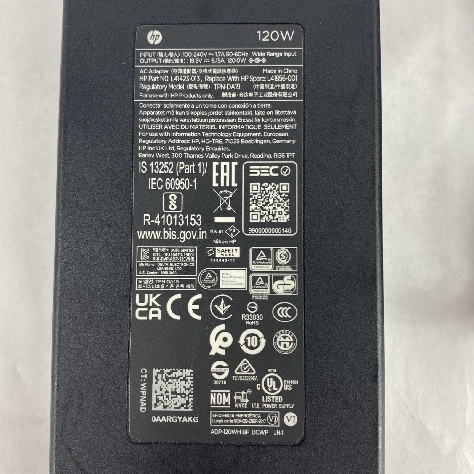 HP TPN-DA19 120W Blue Tip AC Adapter 19.5V Lot of 65