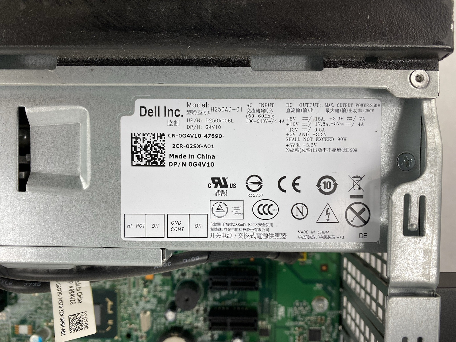 Dell OptiPlex 3010 SFF Intel Core i3-3220 3.30GHz 4GB RAM No HDD No OS