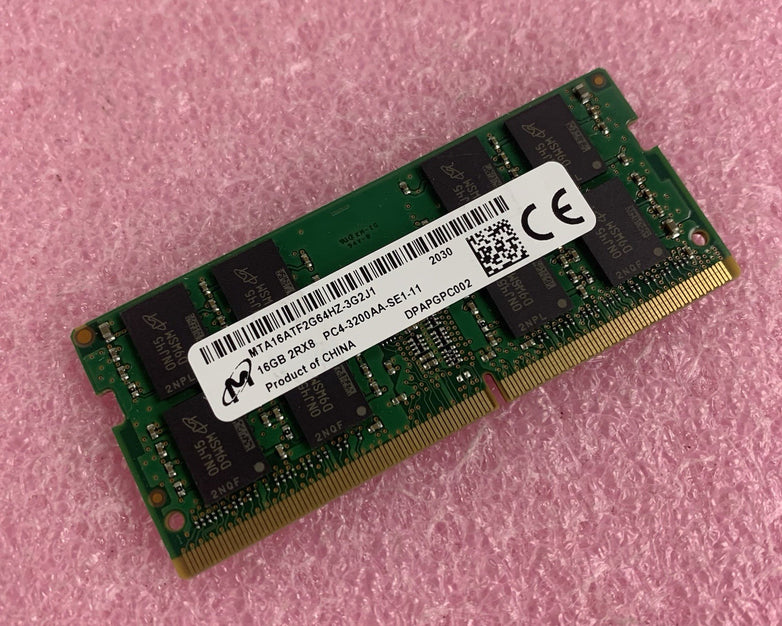 Micron MTA16ATF2G64HZ-3G2J1 16 GB PC4-3200AA 2RX8 Laptop Memory Ram