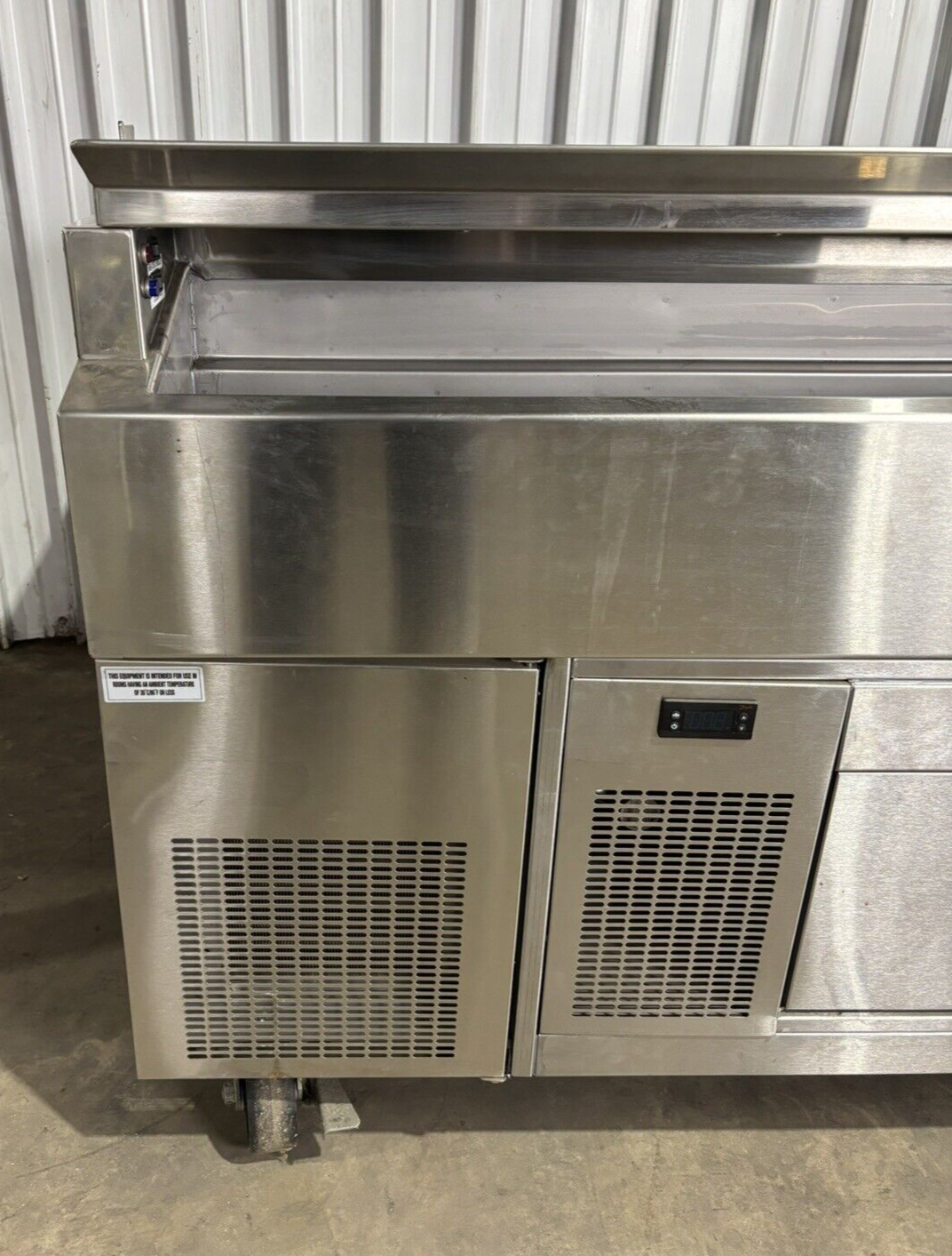 Randell FX-1-290 One Drawer Refrigerator Freezer Chef Base Prep Table 115V Cools