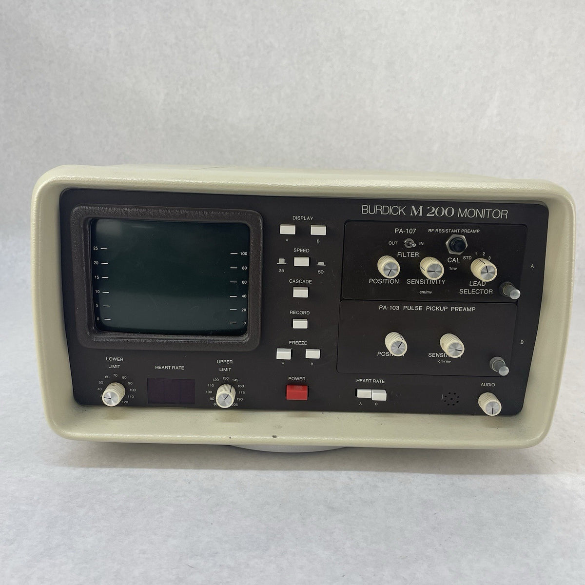 Burdock M 200 Monitor - Untested No Power Cord1