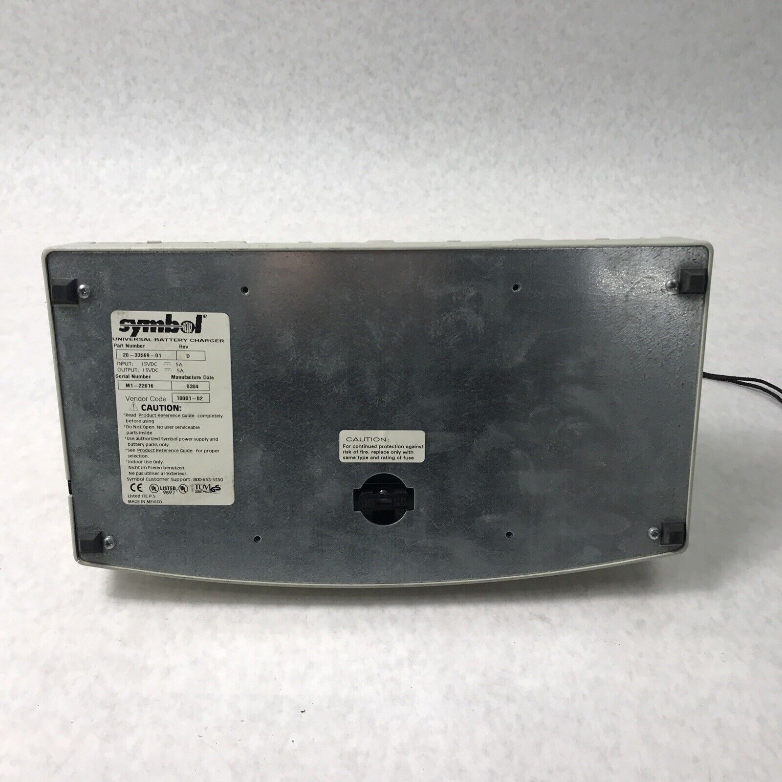 Symbol 20-3356-01 Universal Battery Charger W/ All Batteries