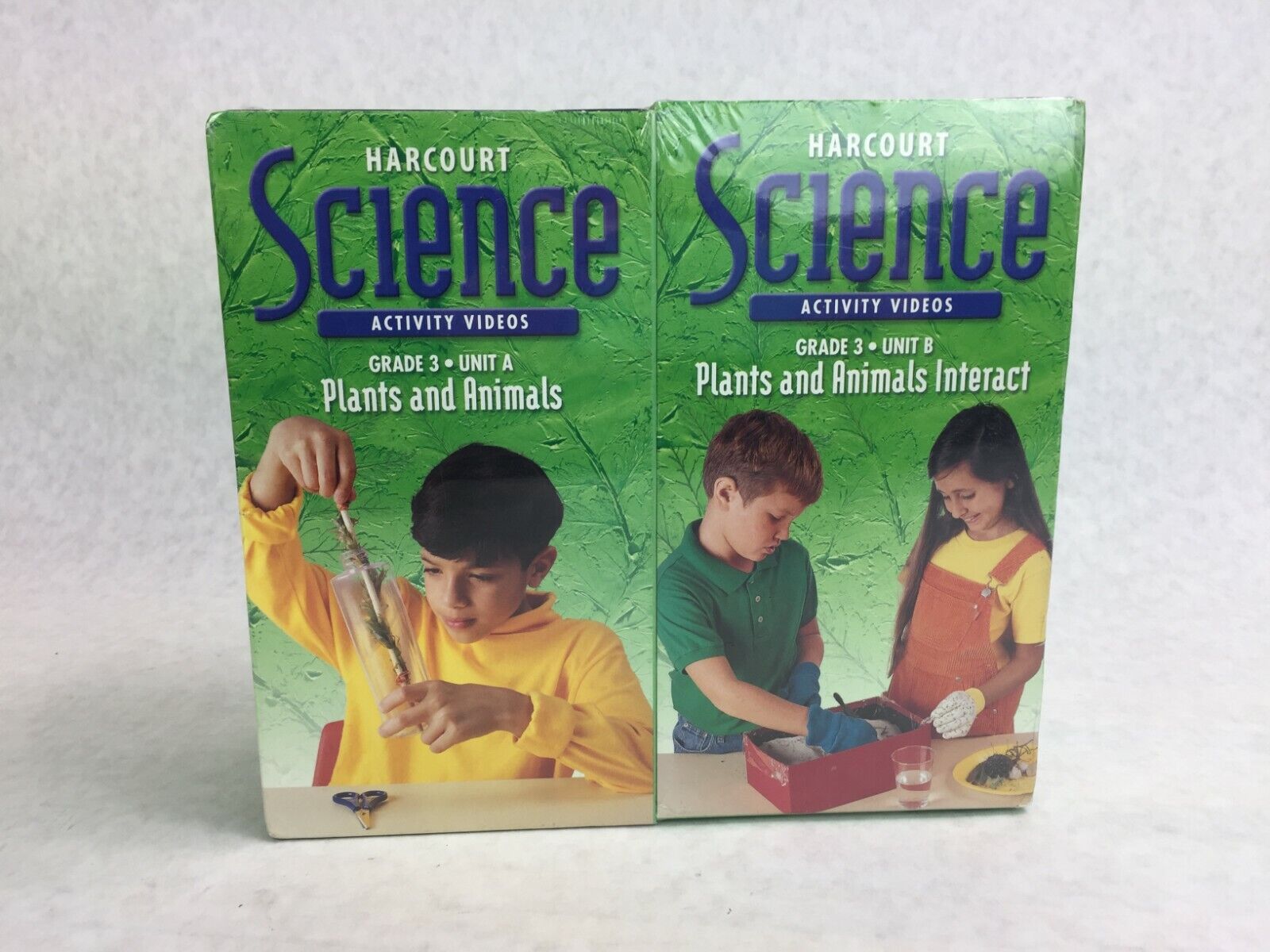 Harcourt Science Activity Videos Grade 3 Units A-F  Factory Sealed   6 VHS Tapes