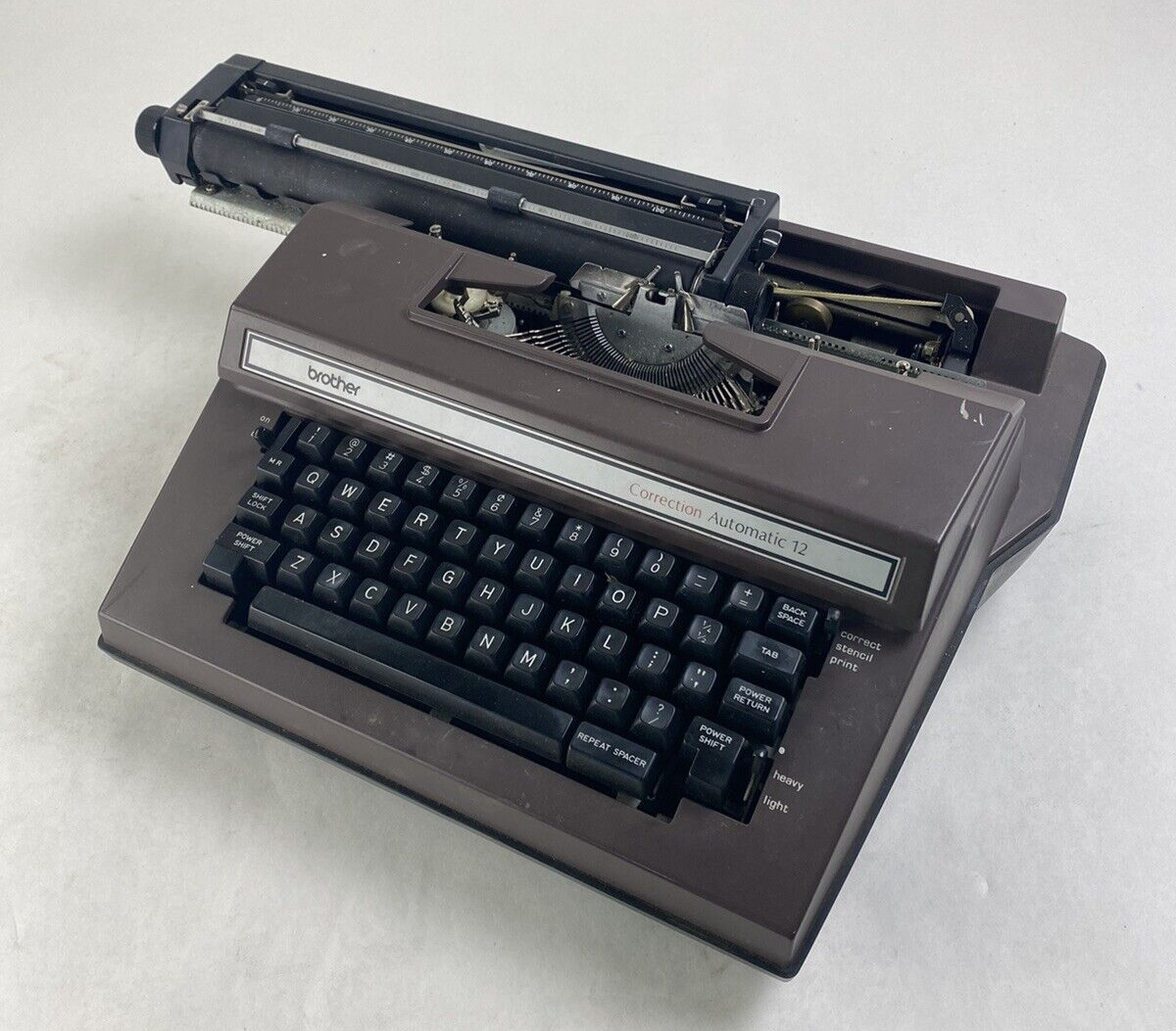 Parts and Repair Brother 3800 Correct Automatic 12 Electric Typewriter & Case