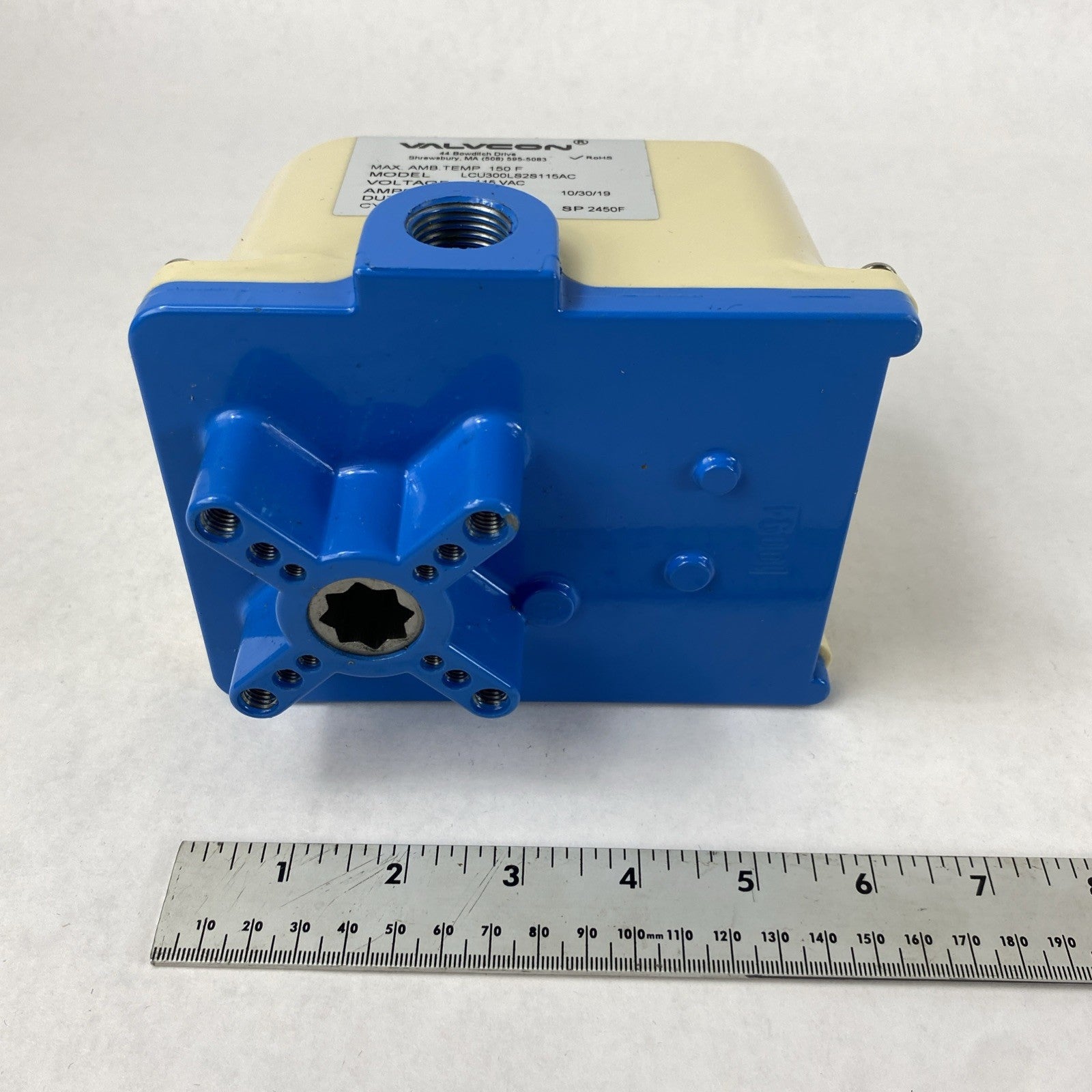 Valvcon LCU300LS2S115AC LCU-Series Single Direction Actuator11