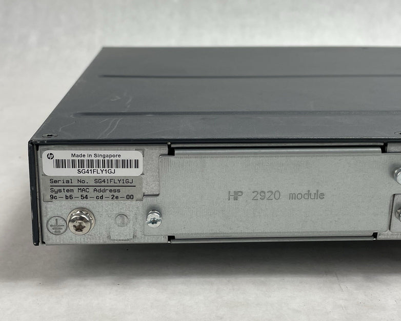 HP 2920-48G J9728A 48-Port Layer 3 Managed Gigabit Switch Tested & Reset