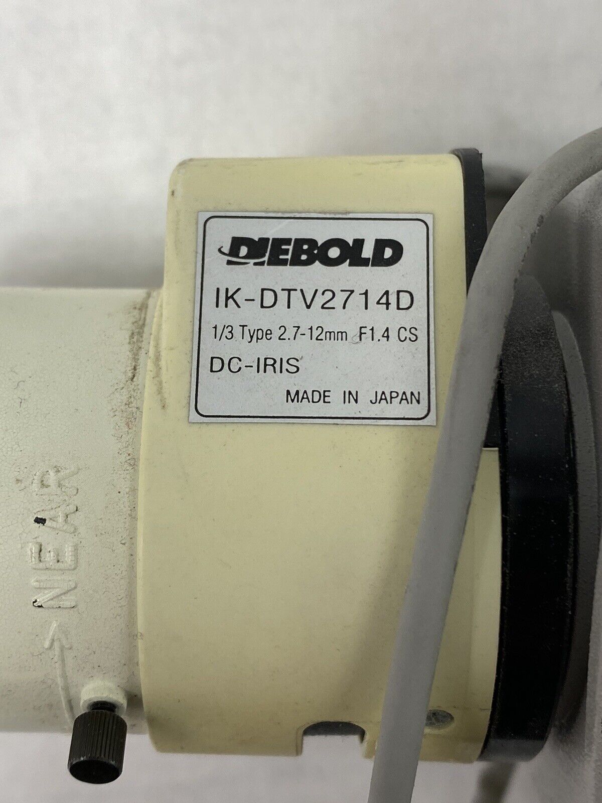 Ikegami ISD-A20 Color Security Camera 1/3" 2.7-12mm Lens For Parts or Repair