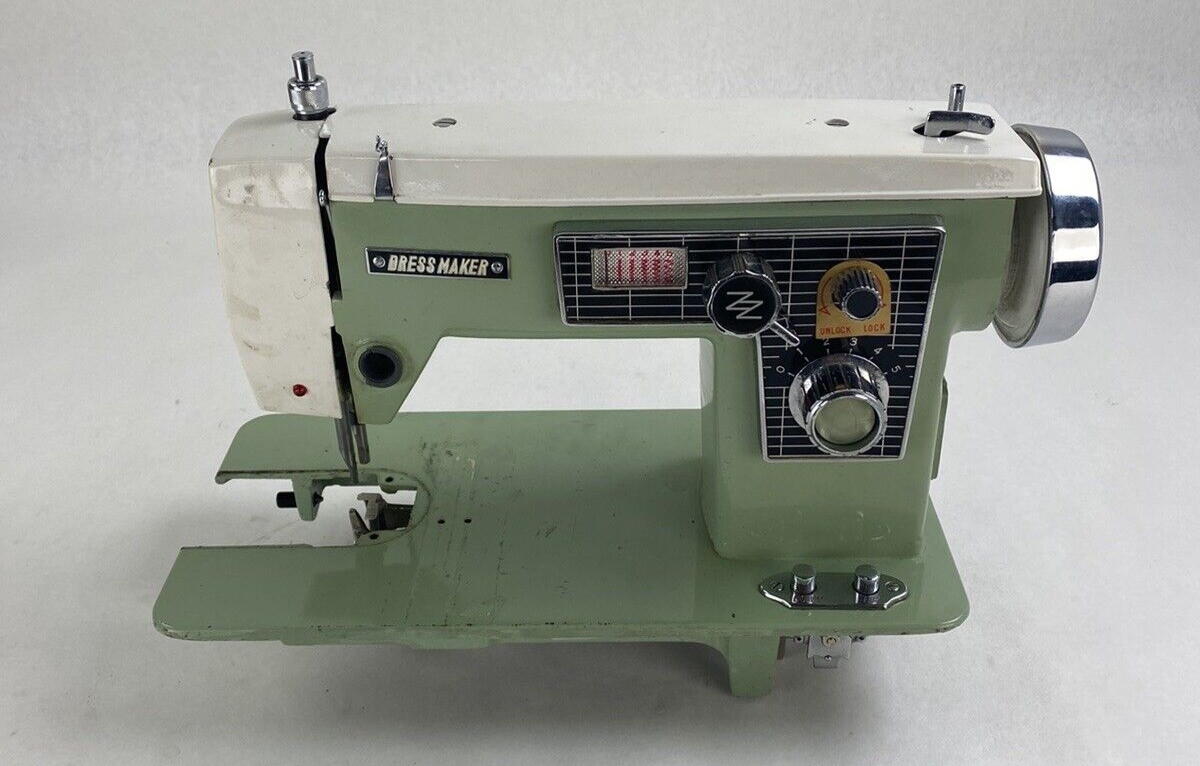 Vintage Dressmaker Sewing Machine Model Number 205 For Parts or Repair