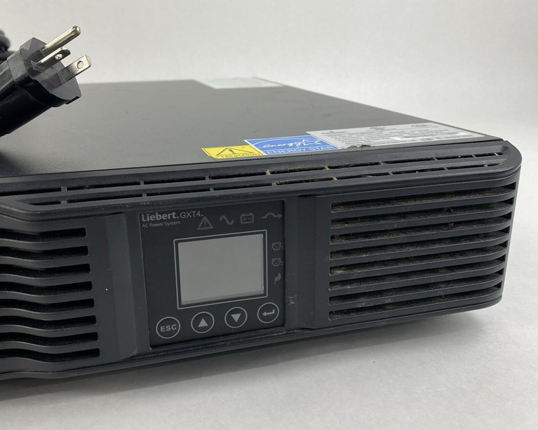 Vertiv Liebert GXT4-1500RT120 Battery Backups Tested - No Batt Ears Card
