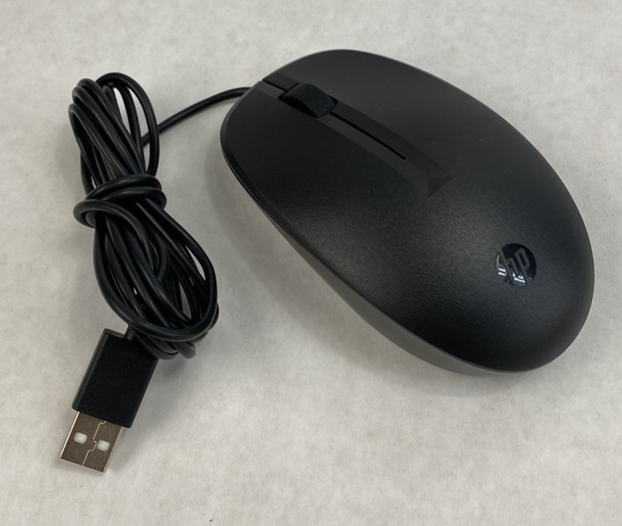 Lot of 3 HP 125 TPA-P001M USB Wired Mouse Tested