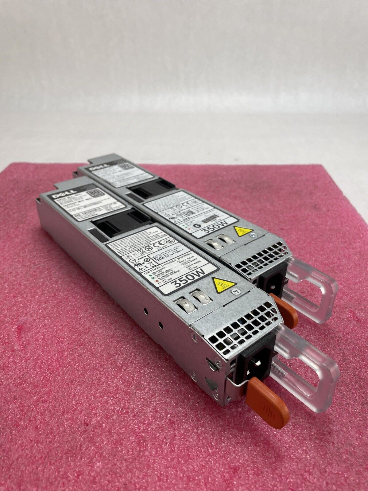 Dell P7GV4 80 Plus Platinum 350W Switching Power Supply Lot of 2