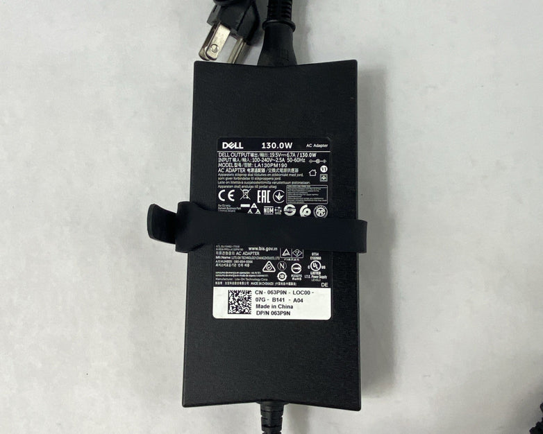 Dell LA130PM190 130W AC Adapter with Power Cord Mix Lot of 3 W/ DA130PE1-00