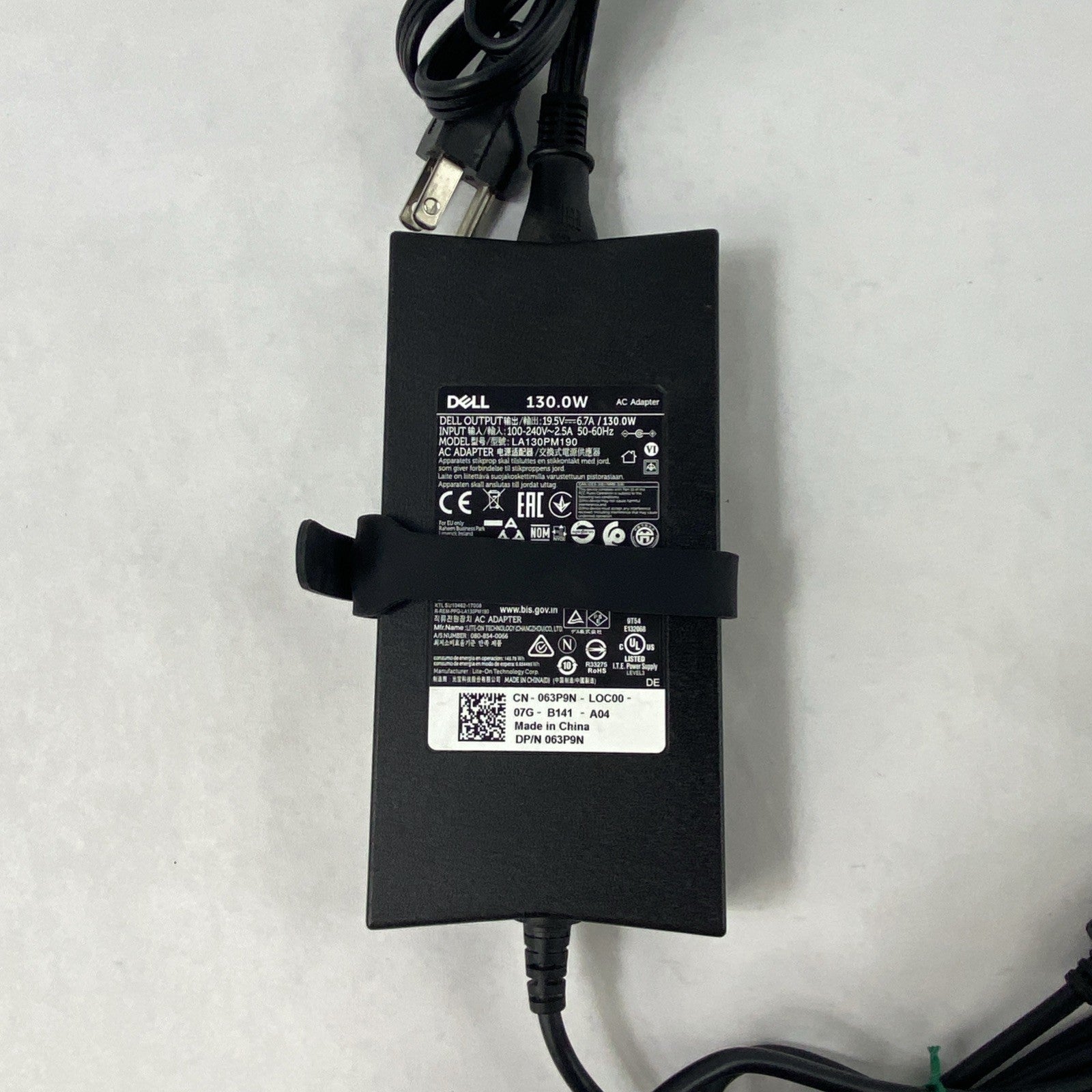 Dell LA130PM190 130W AC Adapter with Power Cord Mix Lot of 3 W/ DA130PE1-004