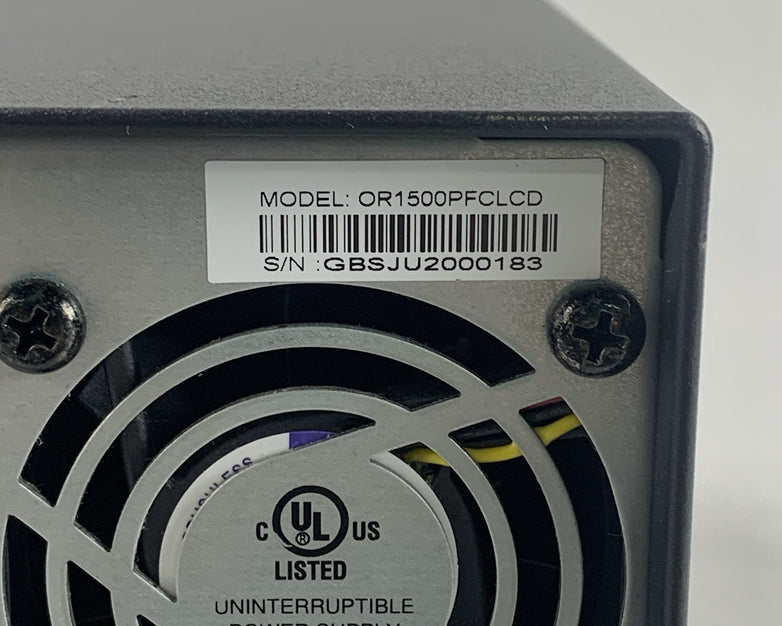 CyberPower OR1500PFCLCD PFC Sinewave UPS 8 Outlets Tested No Batteries
