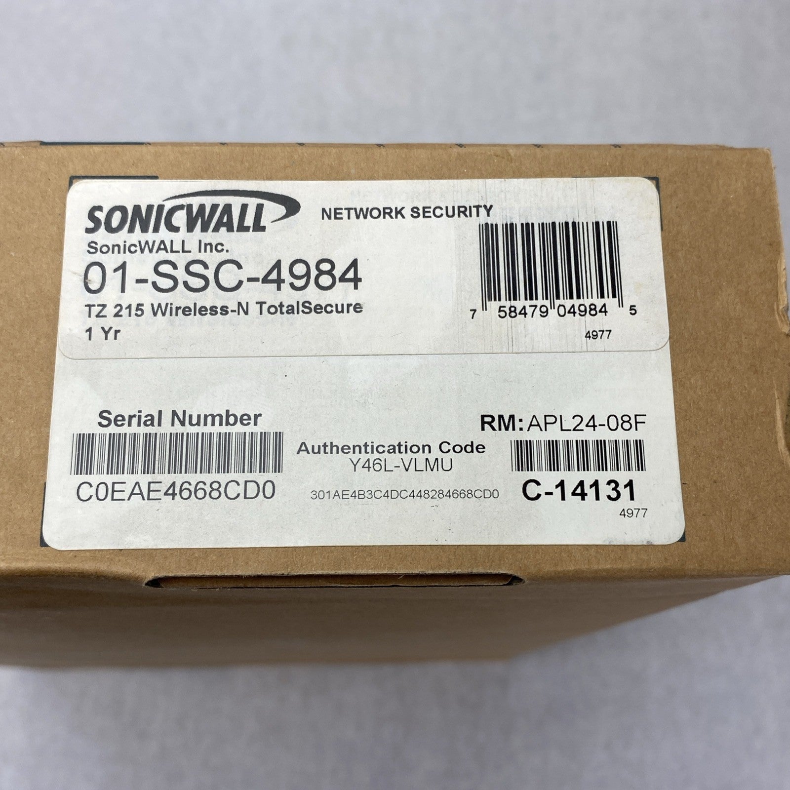 Sonicwall 01-SSC-4984 TZ 215 Wireless-N Network Security Appliance - Open Box1