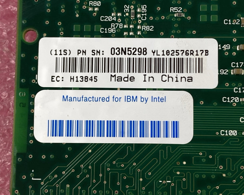 IBM P/N: 03N5298 Dual-Port PCIe Ethernet Network Adapter