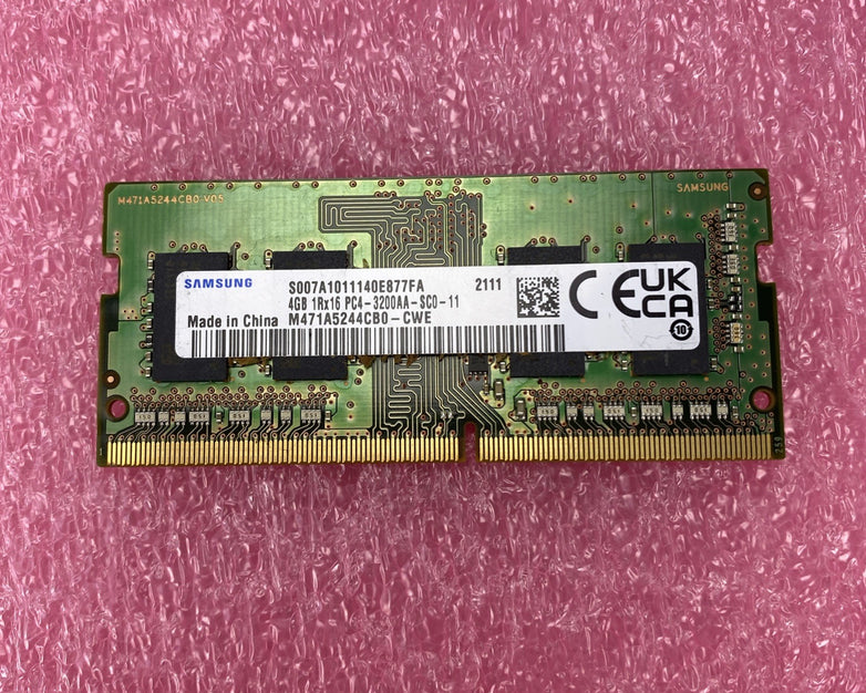 Samsung 4GB DDR4 PC4-3200AA Laptop RAM M471A5244CB0-CWE - Lot of 2