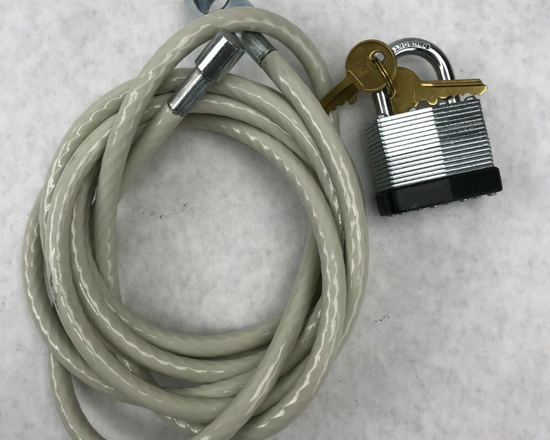 Dell Cable Lock Premium Padlock Laptop Keyed Lock (Lot of 3)