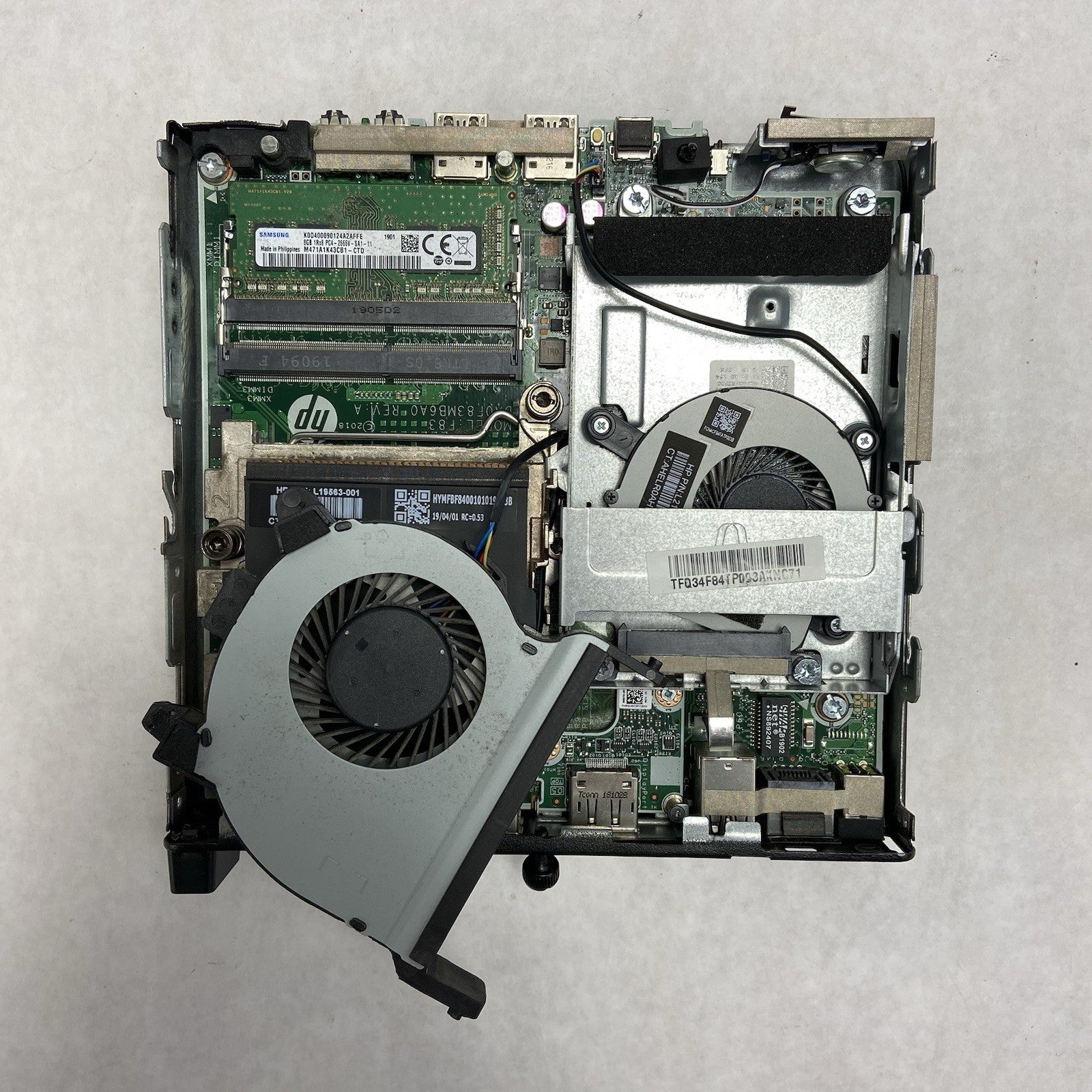 HP ProDesk 800 G4 MFF Intel Core i5-8600 3.1GHz 8GB RAM No AC/HDD/OS9
