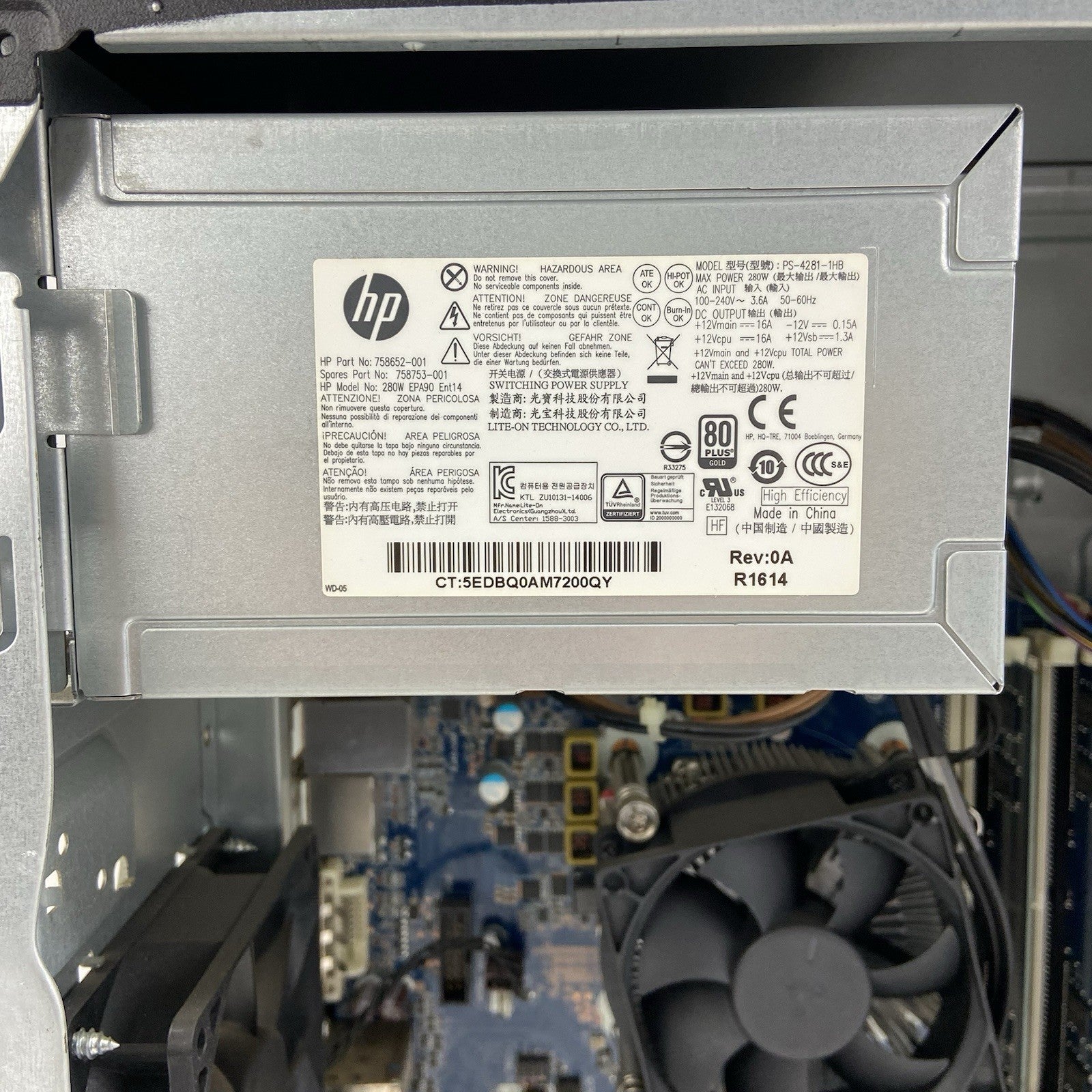 HP Z240 WorkStation MT Intel Core i3-6100 3.7GHz 8GB RAM No HDD No OS10