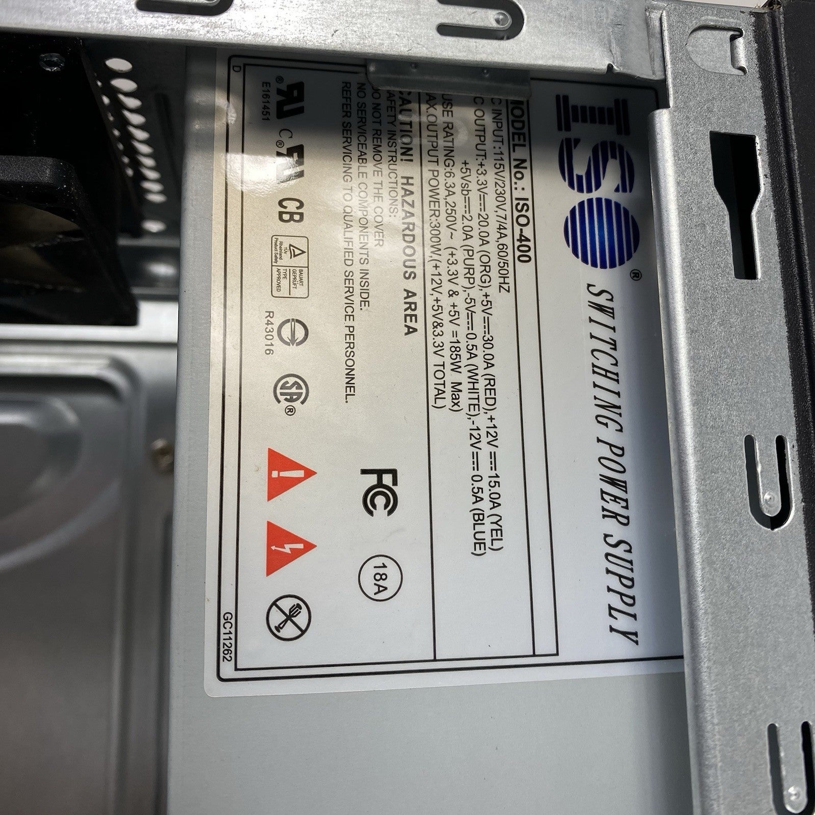Unbranded Mid ATX Tower Computer Case with 350W Power Supply