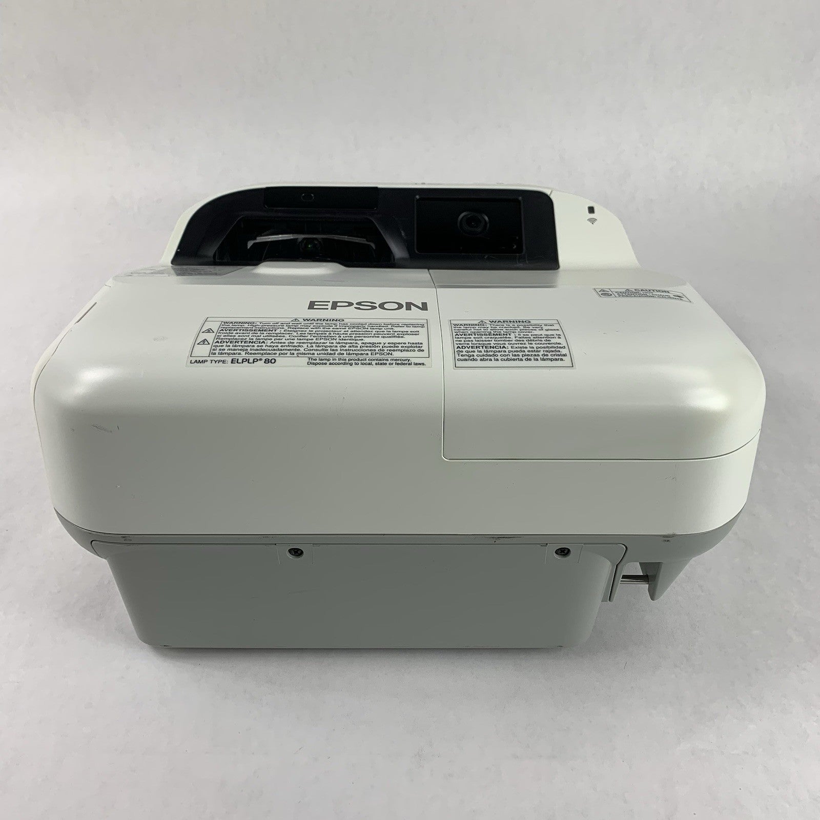 Epson H599A BrightLink 595Wi LCD Lamp Projector 3863 Lamp Hours - No Remote1