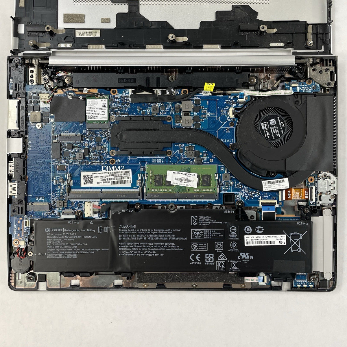 HP mt44 14" Ryzen 3 Pro 2300U 2.00 GHz 8 GB RAM No SSD/OS/AC19