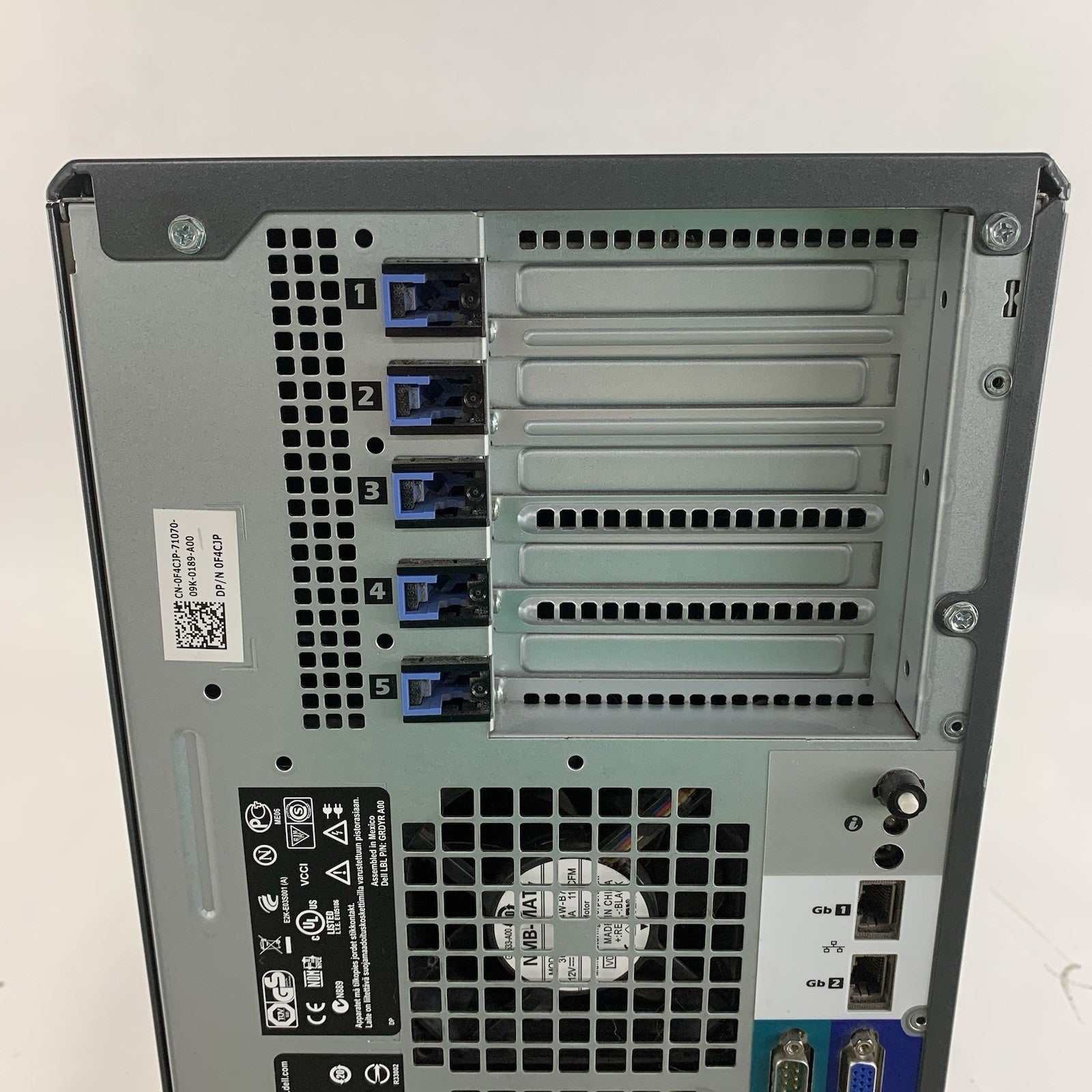 Dell PowerEdge T610 Server 2x Intel Xeon E5620 2.4GHz 16GB RAM No OS/HDD14