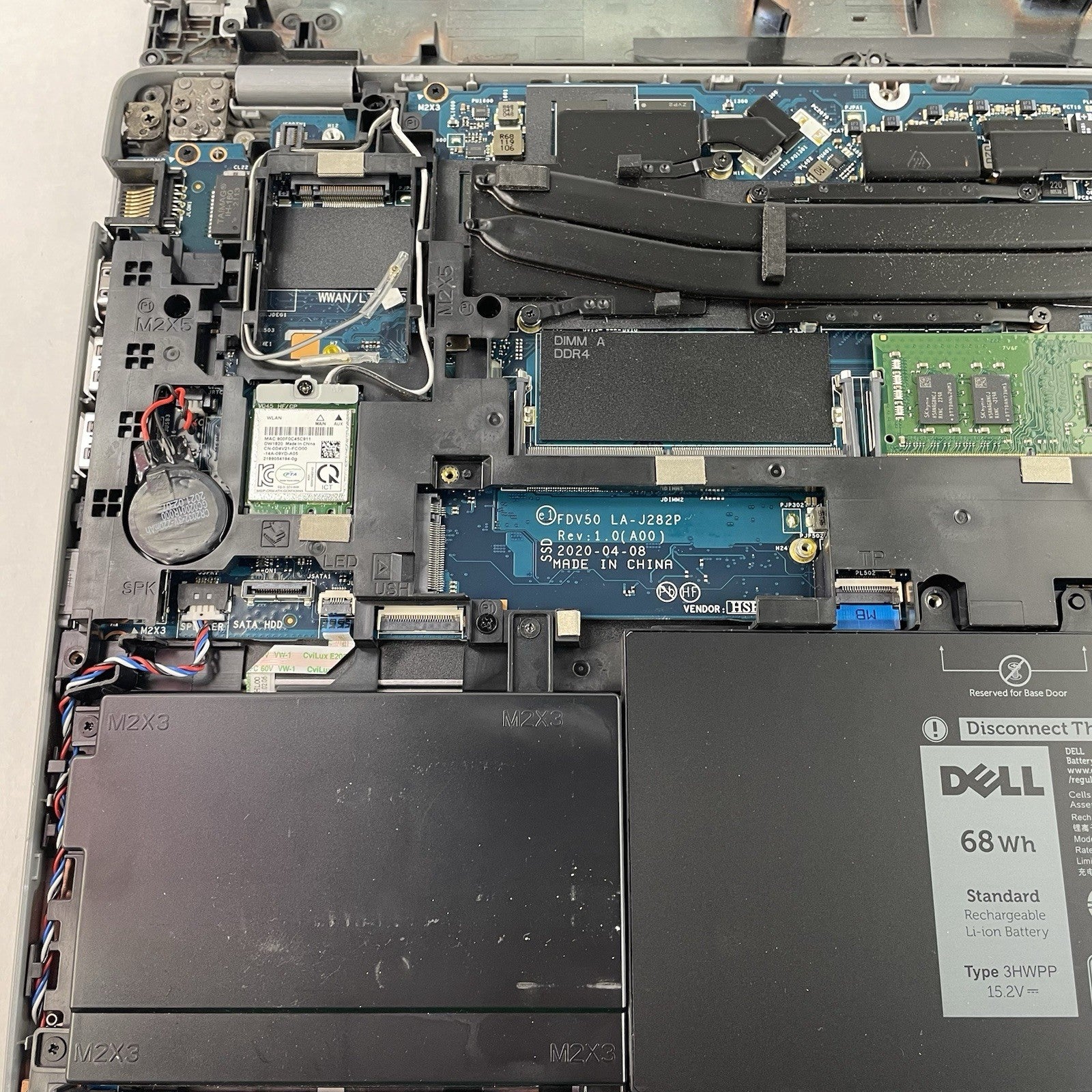 Dell Precision 3551 15.6" i7-10850H 2.70 GHz 16 GB RAM No SSD/OS/AC - READ17