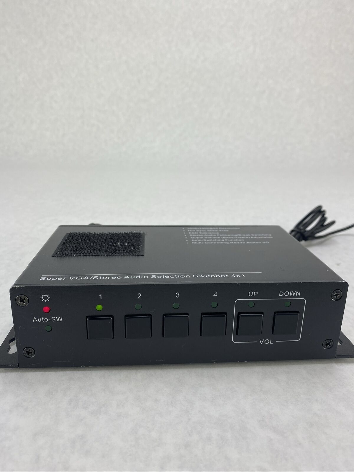 Aurora AS-41V R2 4 x 1 Super VGA Stereo Audio Selection Switcher with PSU