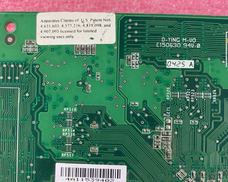 MSI MS-8911 AGP 8X Video Graphics Card - Untested